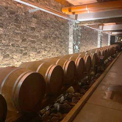 Italian wine cellar